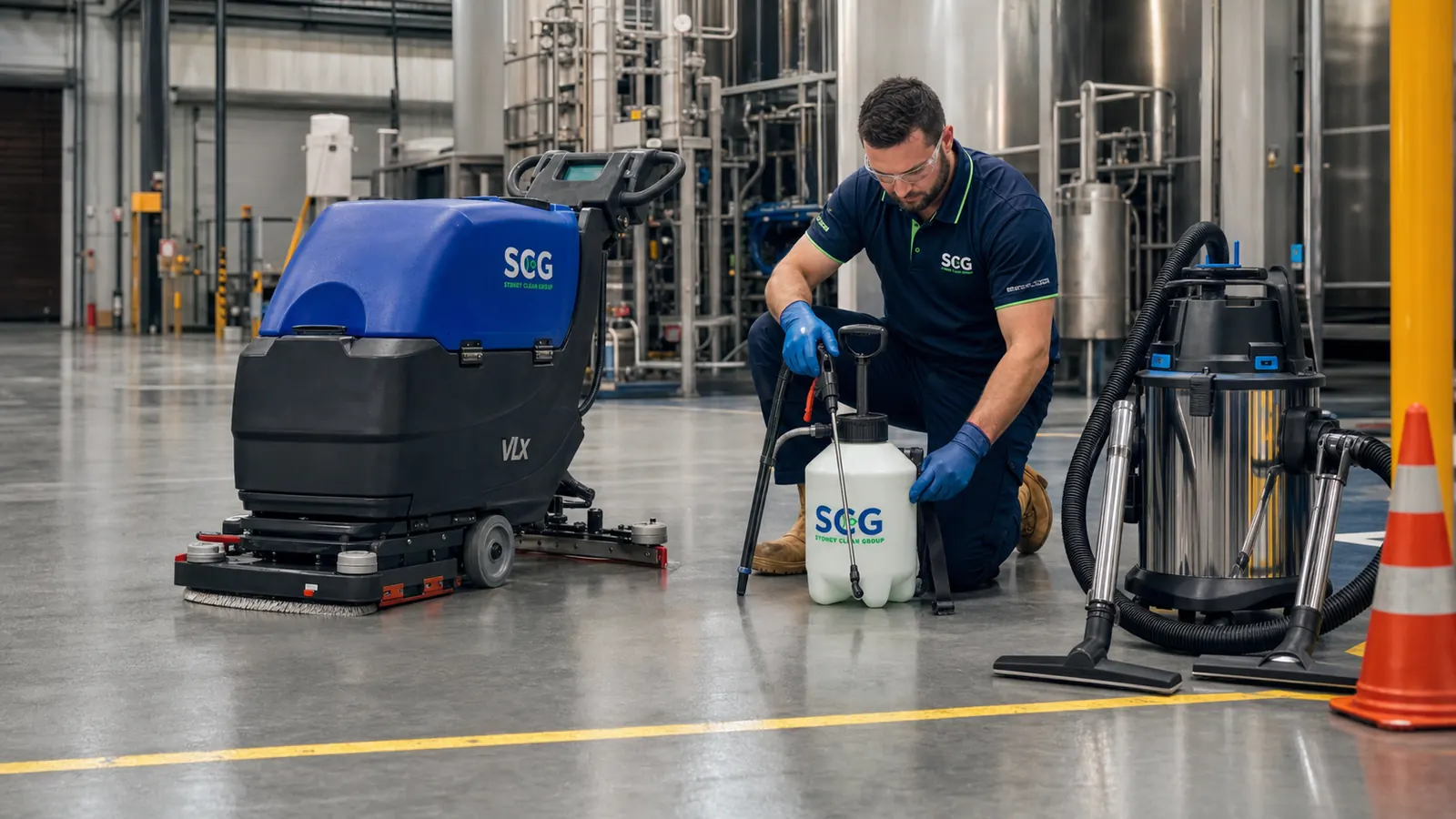 Warehouse Cleaning team at work in Sydney — Sydney Clean Group